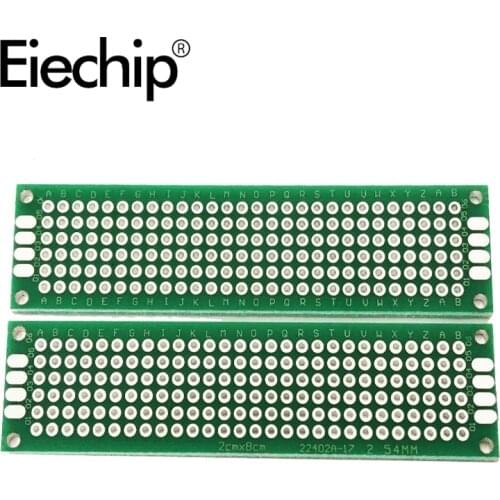 2x8 5x7 7x10 9x15 10x10 10x22 12x18 13x25 cm 1PCS Double Side Prototype Diy Universal Printed Circuit PCB Board for Arduino