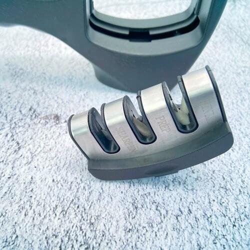 Knife Sharpener 3 Stages Professional Kitchen Sharpening Stone Grinder knives Whetstone Tungsten Diamond Ceramic Sharpener Tool