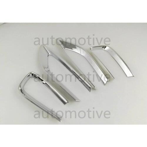 4PCS Exterior ABS Chrome Rear Headlight Lamp TailLamp For RENAULT Koleos 2017