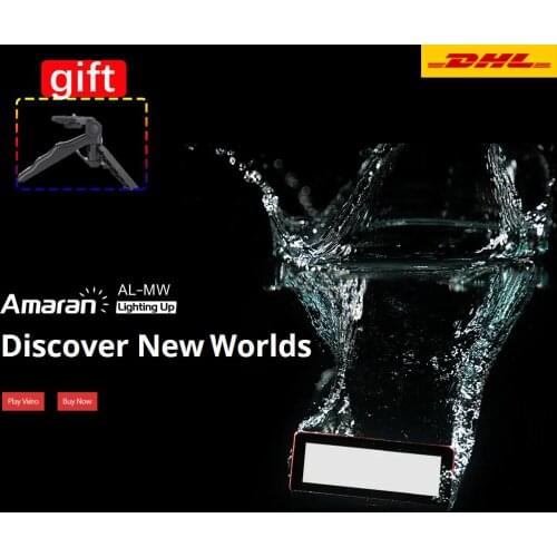 Aputure AL-MW led studio light Waterproof LED Light Waterproof camera light for photo youtube lighting Photo selfie Phone