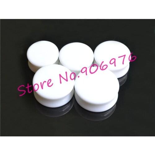 White Ear Plugs UV Acrylic Flesh Tunnel Fashion Ear Expander Stretcher Flared Large Size Earring Rock Punk