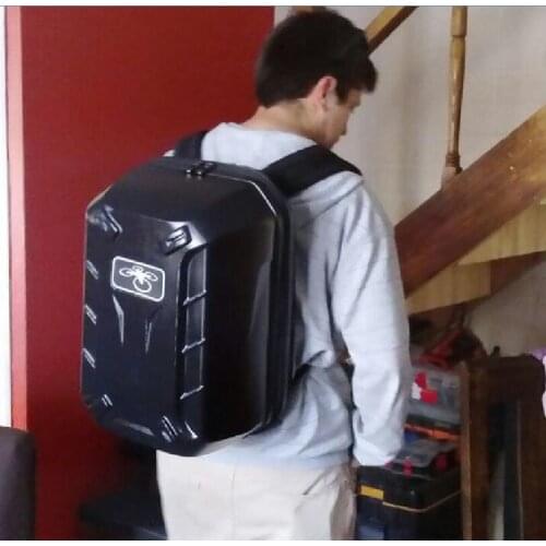 Free Shipping RC Drone Quadcopter Waterproof Hardshell Backpack Shoulder Bag Case for DJI Phantom 4 3