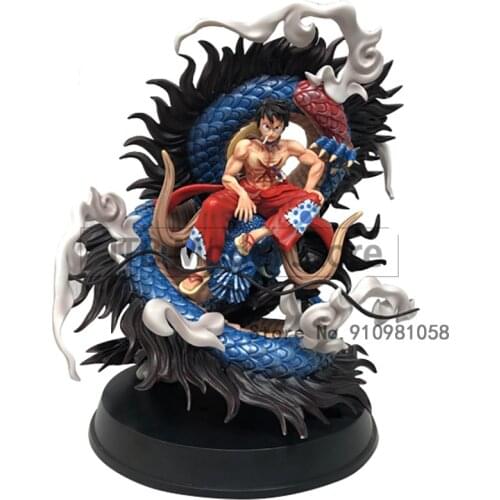 One Piece GK Figure Monkey D Luffy Anime Model Pvc 37cm Collection Toy Exquisite Quality Desktop Decoration Figma Oversize Gift