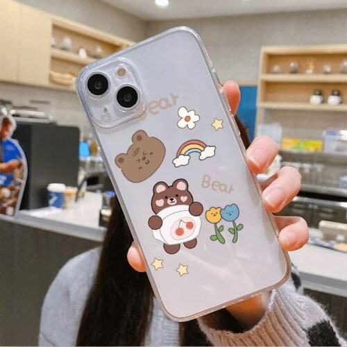 3D Korea Dinosaur Cute Cartoon Holder Stand Glossy Cover Soft Phone Case For Iphone 11 Pro Max 12mini X XS XR 8 7 6 Plus 6s