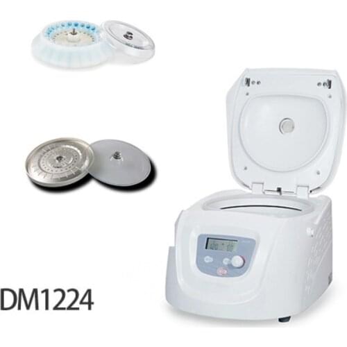 DM1224 LCD Display Capillary Tube Cheap Portable Micro Mini Hematocrit Medical Centrifuge Machine Low Speed