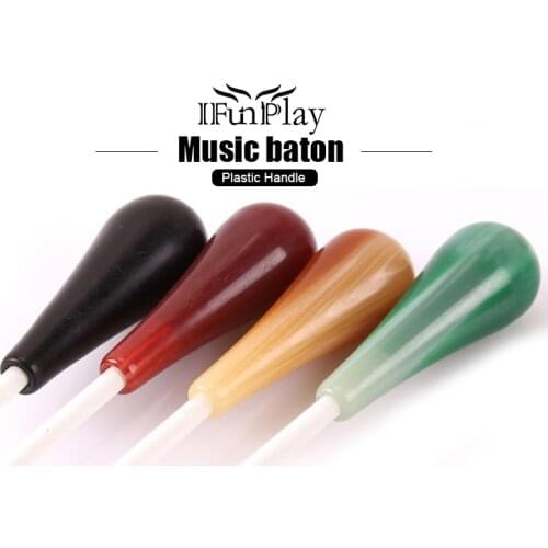 Colorful 5pcs 15pcs Music Conductors Baton Plastic Handle Conductor dedicated Director Conductor Resin Baton Musical Instrument
