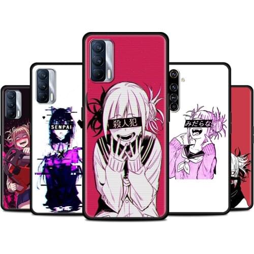 LEWD Sad Japanese Anime Aesthetic Phone Case For Realme C21 C11 C15 C3 C5 C6 C7 X7 X50 XT Q2 Pro Soft Silicone Cover Capa Shell
