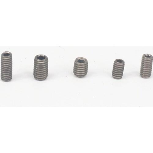 M4 M5 M6 GR2 Titanium 6mm To 20mm Lenght Cup Point Allen Socket Grub Screw Anti Acid Corrosion