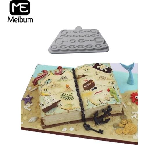 Meibum Chains Mould For Cake Decorating Fondant Silicone Molds GumPaste Craft Cookies Candy Dessert Baking Pastry Form