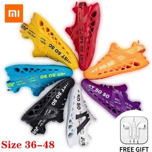 Xiaomi Youpin Casual Running Shoes New Men And Women Sneakers Air Cushion Breathable Lightweight Tennis Jogging Male Sneakers