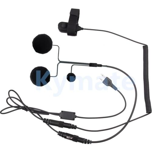 Black Durable MIDLAND Black Durable MIDLAND GXT650 GXT500 BTX1 Motorcycle Helmet Headset Intercom Hands-free Interphone FM Rider