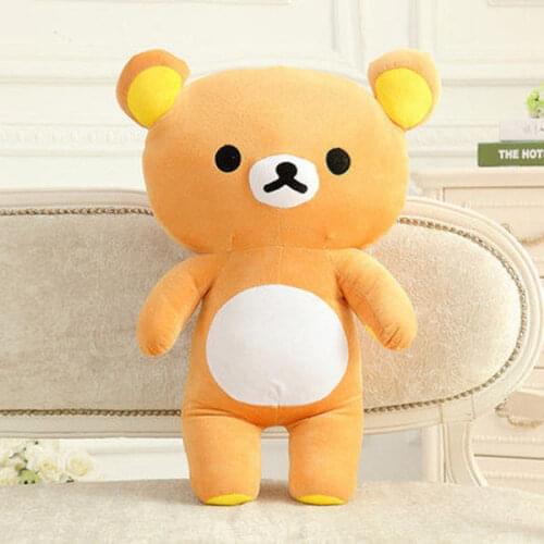 Rilakkumas Kawaii Big Brown Plush Animal Doll Japanese Style Rilakkumas Toy Stuffed Teddy Bear Birthday Gift 90CM High