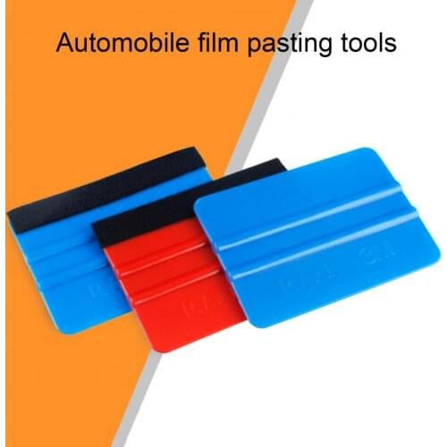 Squeegee Tool Portable Felt Edge PP Cleaning Scraper for Auto Car Wash & Maintenance Scraper
