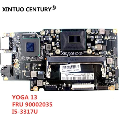 FOR Lenovo Yoga 13 Laptop Motherboard With i5-3337u i5-3317u CPU FRU 90002037 90000649 QS77 MainBoard 100% Tested Fast well
