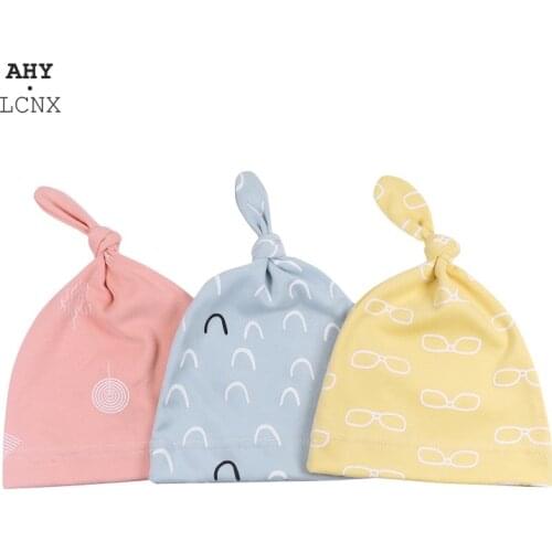 Spring Summer Newborn Baby Hat Beanie Boys Hat Infant Cap Hats Cute Cartoon Accesories For Boys Girls Toddler Elastic Cotton Cap