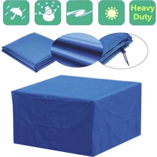 Blue Waterproof Cover Outdoor Sofa Chair Cover Garden Patio Furniture Cover Rainproof Snowproof and Dustproof Protective Cover