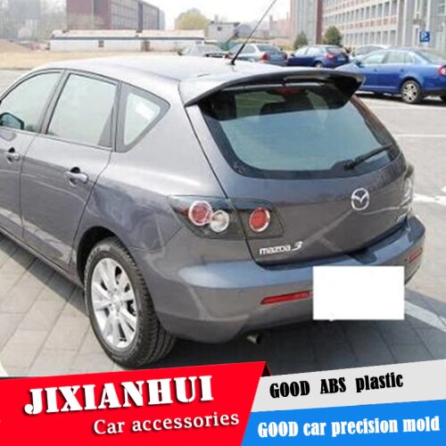 For Mazda 3 Spoiler 2006-2013 Mazda3 Hatchback Spoiler ABS plastic Material Car Rear Wing Color Rear Spoiler