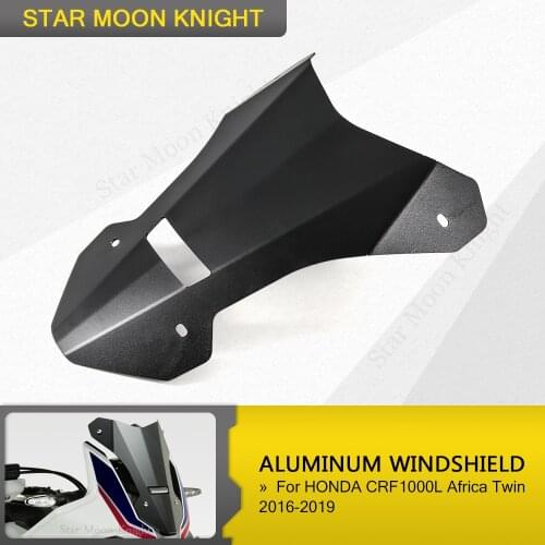 For HONDA CRF1000L Africa Twin crf 1000 l 2016-2019 Motorcycle Accessories Windscreen Windshield Wind Screen Deflector Protector
