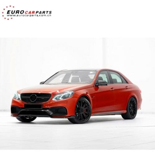 E63 carbon fiber parts fit for E-class W212 E63 2014-2016year to B-style B850 carbon fiber front lip and E63 diffuser