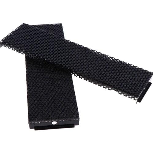 2PCS Good Quality 15*4.3CM Optical Drive Chassis Front Panel Bracket Baffle With Dustproof Sponge