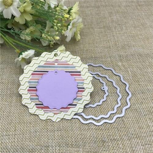 3pc RoundPhoto frame Metal Cutting die keychain shaker Heart Paper Key Chain Scrapbook Paper Craft Card Punch Art Knife Cutter