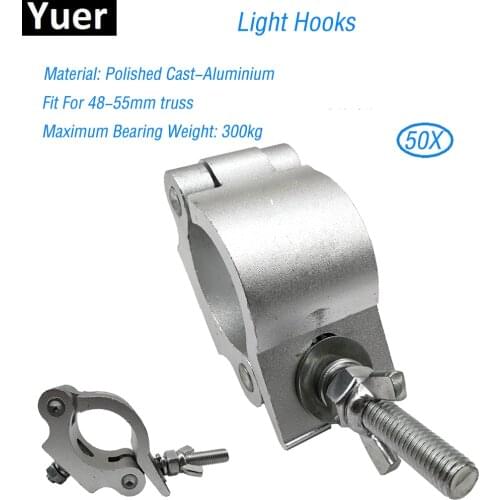 50Pcs/Lot High quality Aluminium Material laser Light Hook Can Be Choose For LED Par light Disco DJ Bar Stage Light Equipment