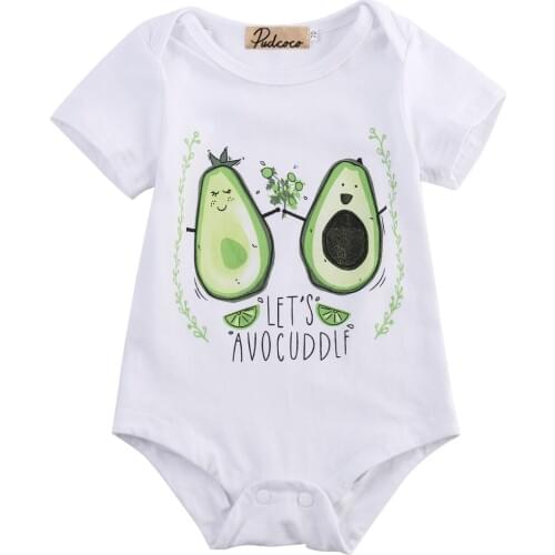 Baby Summer Bodysuit Clothes Toddler Newborn Baby Kids Boy Girl Unisex Bodysuits Infant Casual Cotton Playsuit Outfit