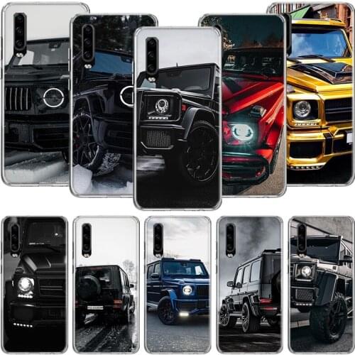 Black Sport Cars Male Men G63 Phone Case For Huawei P30 P40 P20 P10 Mate 20 10 30 Lite Pro P Smart Z Plus Printing Cover Coque S