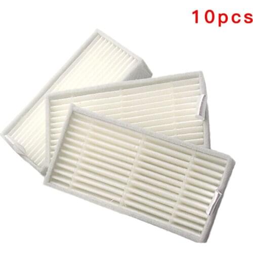 10 pcs Vacuum Cleaner Filters for ilife v50 HEPA Filter for ilife v50 for panda X500 X600 ECOVACS CR120 Vacuum Cleaner Parts