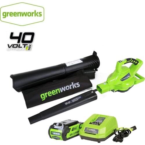 GreenWorks Outdoor Garden DigiPro G-MAX 40V Cordless Variable Speed185MPH Blower Vaccumm With 4ah Battery Charger,Free Return