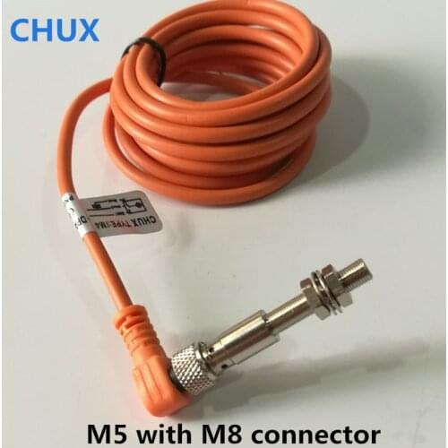 Inductive Proximity Sensor M5 PNP NPN flush mount Sensor with M8 Sensor Connector Proximity Switch