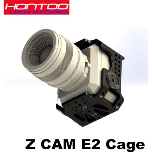 Dslr Camera Cage for Z-cam E2 Camera Quick Release Top Handle Dual wooden side handle Z Cam E2 Camera Cage Top handle