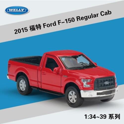 1:36 2015 Ford F-150 Regular Cab Alloy Car Model Metal Model Vehicles With Retail box