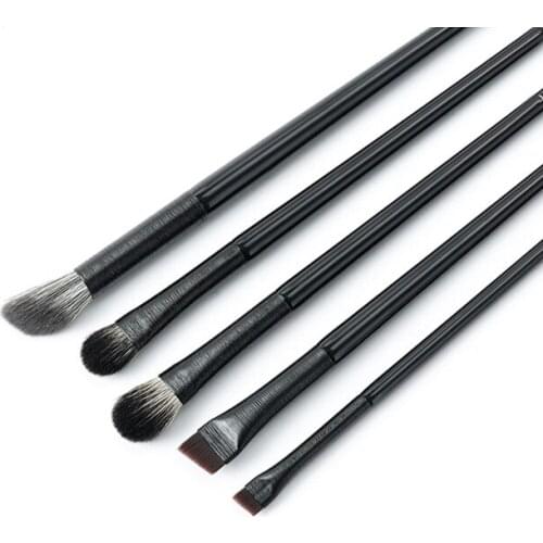 5pcs/set Basic Eye shadow Makeup brushes Set Detail Eyeshadow Fine Angled Eye Liner Super Thin Eye brow Eyebrow make up brushes