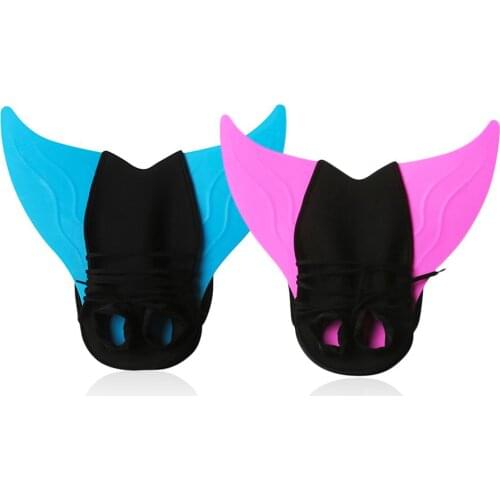 2021 New Adult Swimming Fins Childrens Training Fins Mermaid Tail Swimming Fins Diving Toe Tail Swimming Equipment