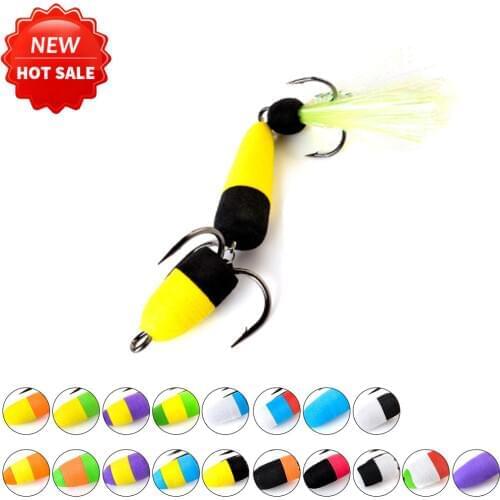 NEW MANDULA Size L 1 pcs Fishing Lure SwimBait 18Color Bass Lure Insect bait Soft Fishing Lure Pesca Fishing Wobbler Three Hook