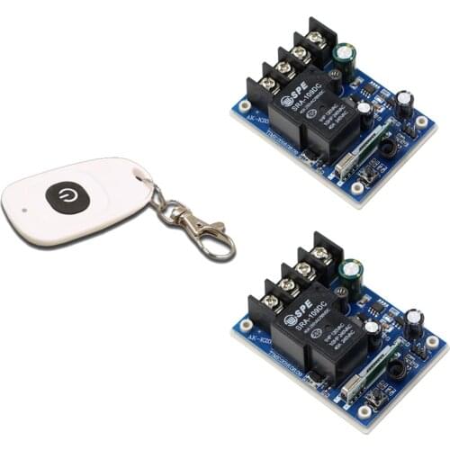 DC 12V 15V 16V 24V 36V 48V 40A Relay Receiver Wireless Remote Control Switch Remote Switch System Waterproof Remote Transmitter