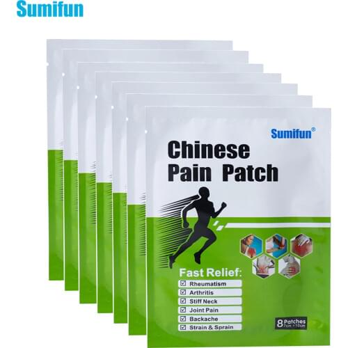 Sumifun 8pcs Medical Plaster Arthritis Joint Pain Relieving Patch Back Shoulder Rheumatism Arthritis Orthopedic Stickers K01701