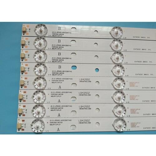 LED Backlight strip 5 Lamp For PHILIPS 50"TV D50-F2000 JS-D-JP5020-A51EC B51EC
