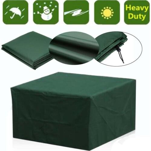 210D Waterproof Outdoor Patio Garden Furniture Covers Rain Snow Chair Covers for Sofa Table Chair Dust Proof Cover