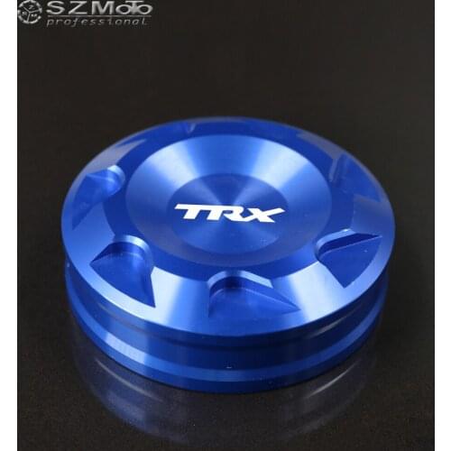 Rear Brake Fluid Reservoir Cover Cap For HONDA TRX650 TRX 650 2003-2011 2010 Motorcycle Accessories CNC With Logo