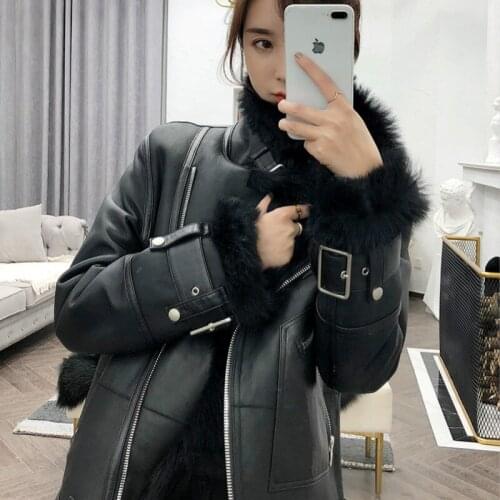 Winter Fur Sheep Seharing Coat Genuine Women Sheepskin Real Leather Jacket BDY22779 YY2222