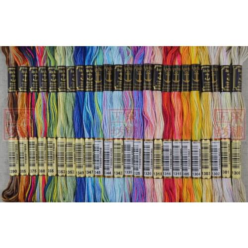 1pcs Anchor thread 1318 1320 1325 1335 1342 1344 1345 1347 cross stitch DMC floss embroidery DIY needlework craft