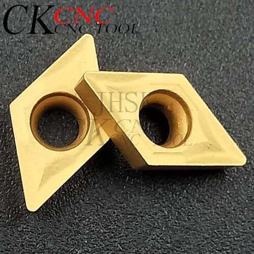 10pcs DCMT070204 DCMT070208 DCMT11T304 UE6020 Turning Tool carbide insert CNC Tools DCMT blade cutter lathe tools for steel