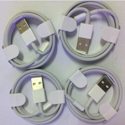 100pcs/lot 1M/3ft Braided 8pin to USB Charger Cable for iPhone 7 7 Plus 6 6s Plus X XS