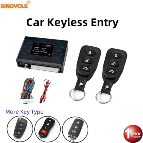 Car Remote Central Door Lock Keyless System Central Locking with Car Alarm Systems Auto Remote Central Kit Remote Control