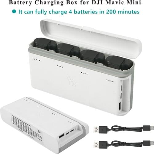 Battery Balance Charger Manager Hub for Mavic Mini 4 Batteries USB Parallel Charging Adapter for Mavic Mini Drone Accessories
