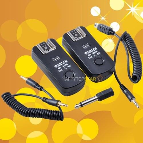 Free Shipping WANSEN RF-603 2.4GHz Wireless Remote Flash Trigger for Nikon N3 Interface D600 D7100 D7500 D90 D5200 D610 D3200
