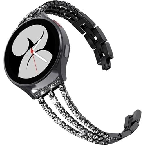 22mm 20mm Bling Watch Bracelet For Samsung Galaxy Watch 3 45mm 41mm Active 2 44mm 40mm Strap For Galaxy Watch 46mm 42mm Band