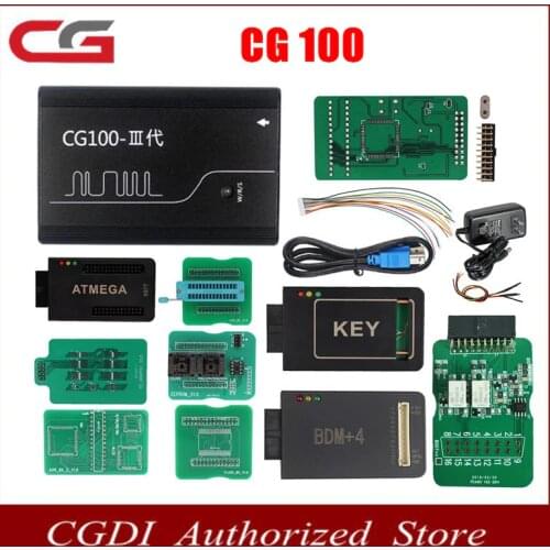 CG100 with KEY/CAN/ATMEGA Adapter Basic/Standard/Full Version Auto Airbag Reset/Restore Tool & CG 100 Support Renesas Function